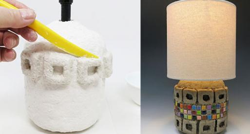 Modern Mosaic Lamp